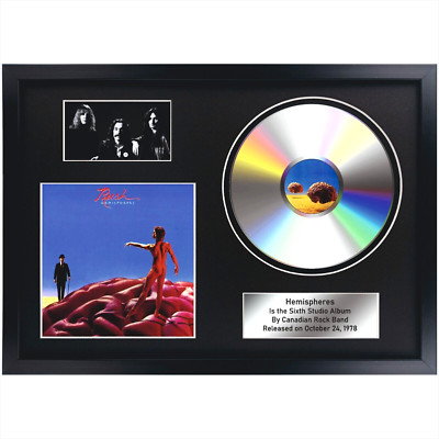 Rush   Hemispheres / Memorabilia / Souvenir in black frame / Collection /Rock