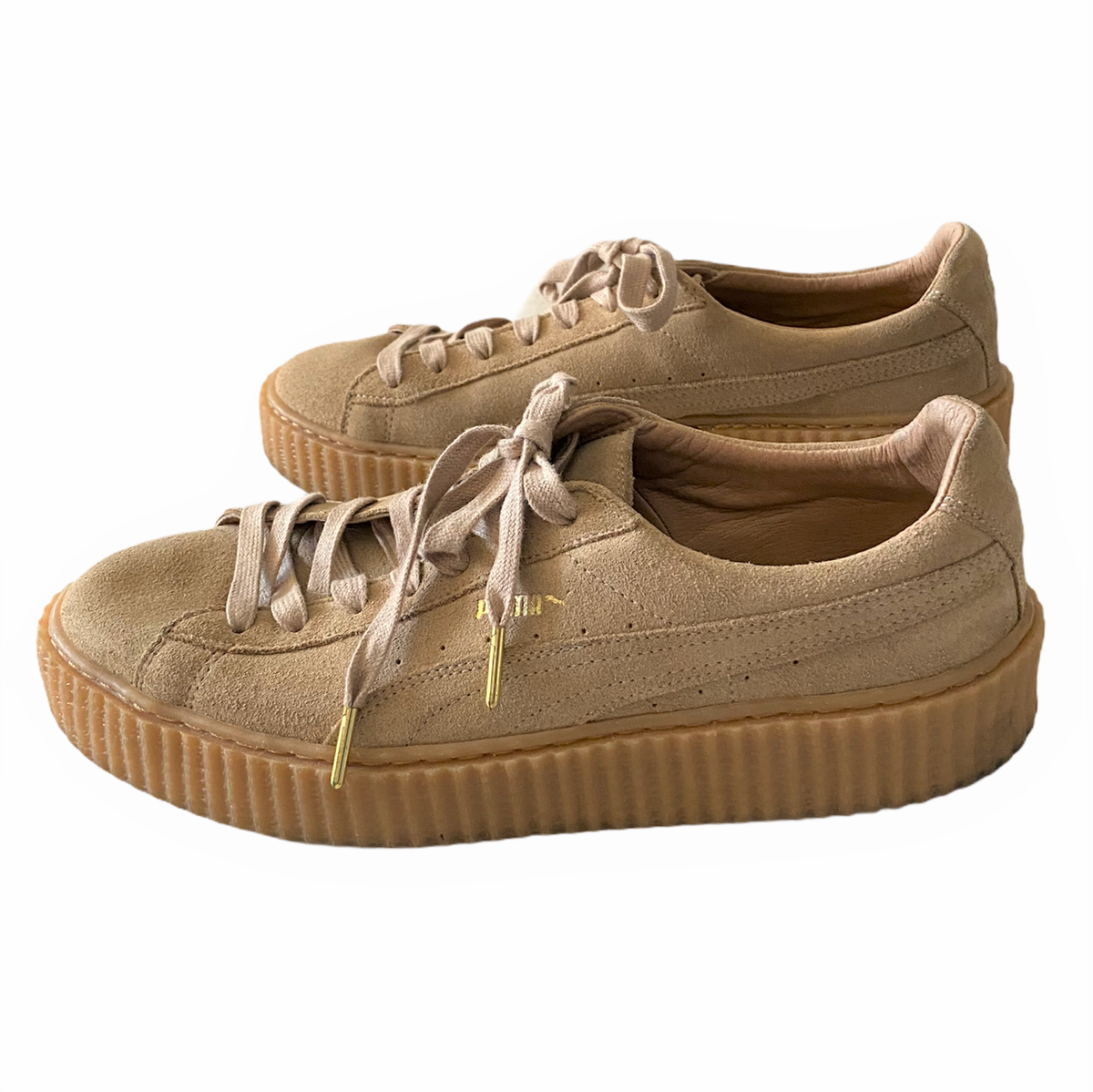 Sepatu Puma Puma Rihanna Creepers Mujer Beige Rihanna Sneakers