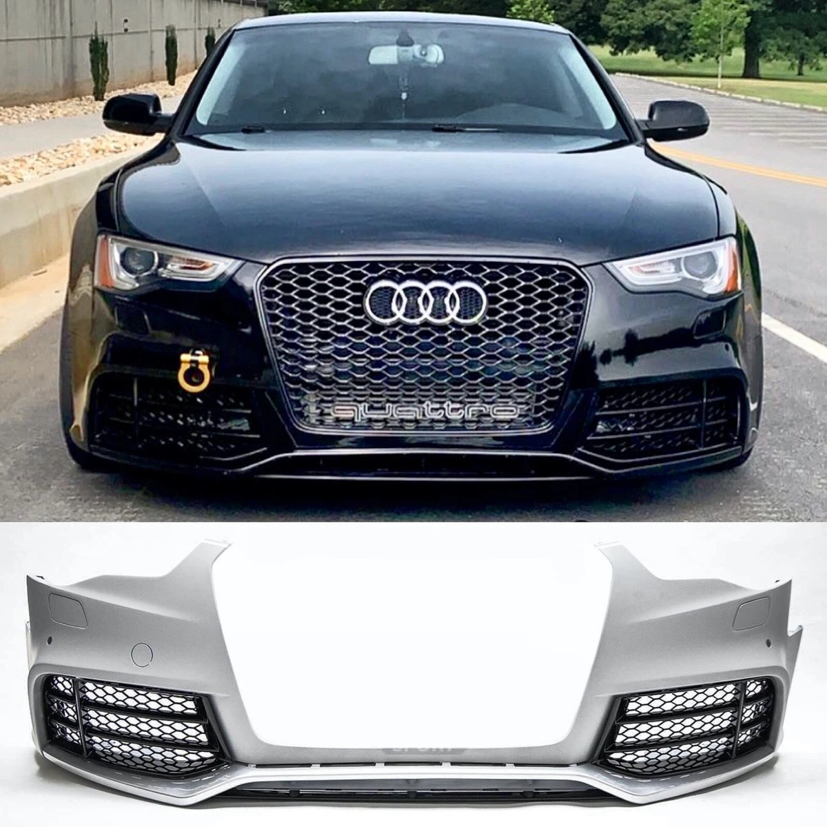 BKM RS5 Style aftermarket Front Bumper fits Audi A5 S5 B8.5 eBay