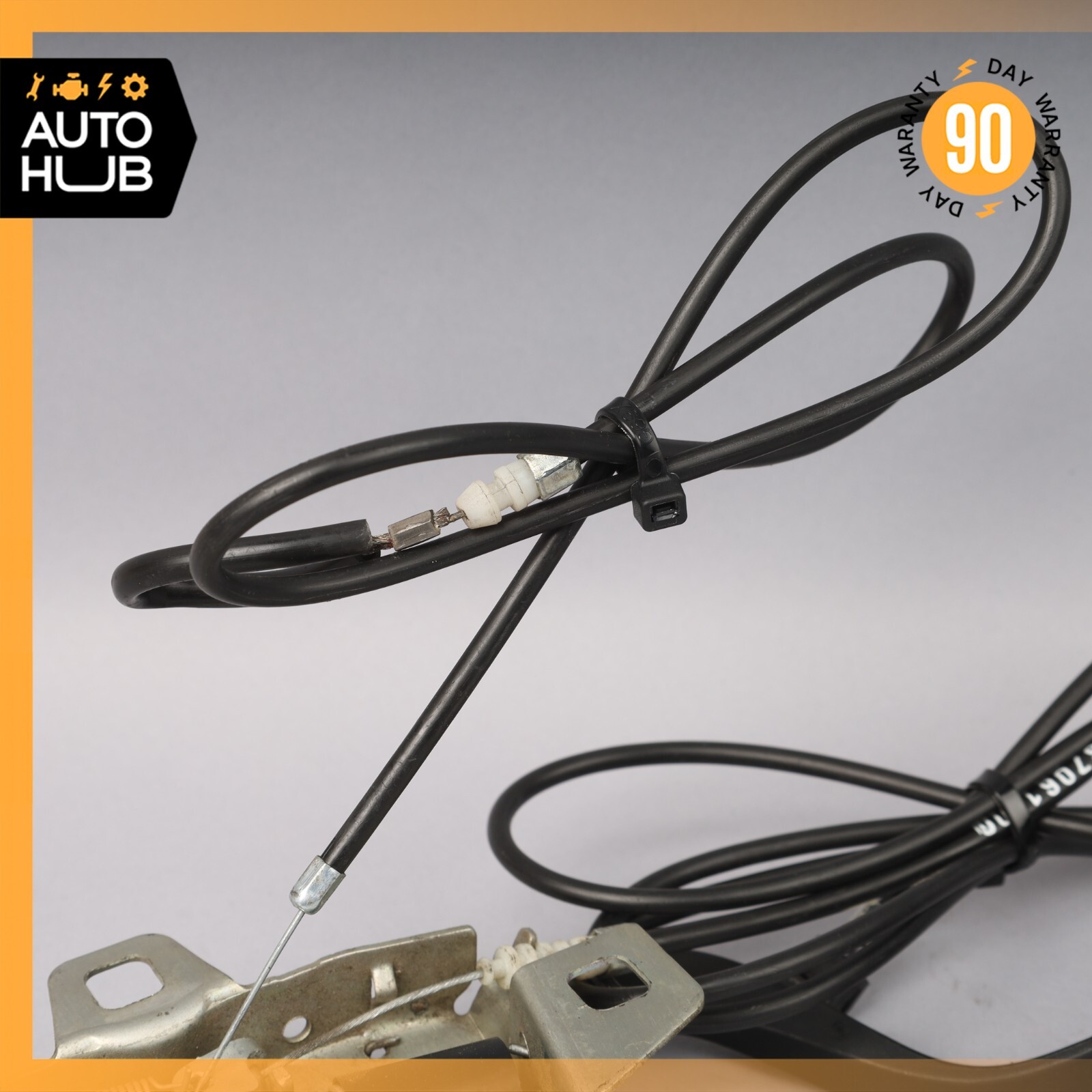 03-13 Maserati Quattroporte Hood Lock Latch Release Cable Wire OEM