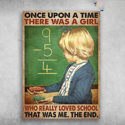 Back To School - Once Upon A Time, There Was A Girl, Who Really Loved School,...