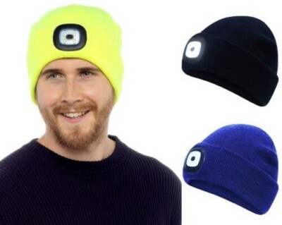 Pro Climate / Storm Ridge Strickmütze Led-Licht Schwarz, Marineblau, Grau, Gelb