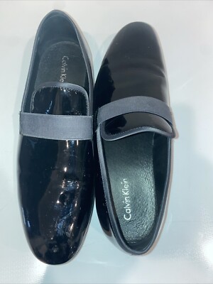 calvin klein bernard formal dress shoe Calvin Klein Bernard Patent Loafer In Bordeaux Patent