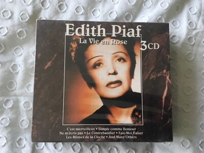La Vie En Rose - Edith Piaf - 3 x CDs - Brand New & Sealed 