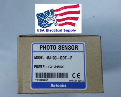  BJ100-DDT-P Autonics  Photo Sensor  Diffuse  12-24VDC