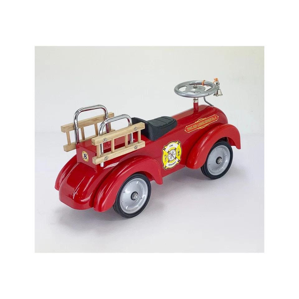 Childs Ride on Fire Engine Foot to Floor Scoot-Ster - Image 4 of 4