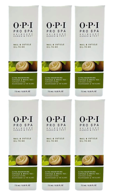 #ad OPI Pro Spa Nail amp; Cuticle Oil To Go 0.25oz 7.5ml 6 PACK $43.95
