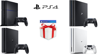 Sony Playstation 4 Konsole Auswahl PS4 PRO, PS4 Slim & 2 Gratis Spiele