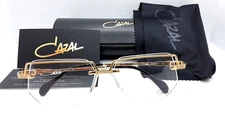 NEW CAZAL MOD. 742 COL. 097 GOLD TITANIUM AUTHENTIC EYEGLASSES W/CASE 59-13-145