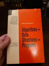 Algorithms Plus Data Structures Equals Programs By Niklaus Wirth 1975 Hardcover For Sale Online Ebay