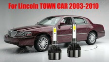 Led For Town Car 2003-2010 Headlight Kit H7 6000k White Cree Bulbs Low Beam