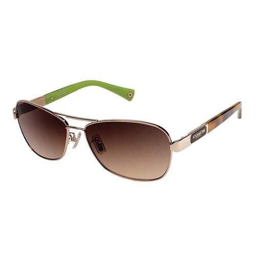 New COACH HC7047 Christina 920713 59mm Gold Red Aviator  display picture 1