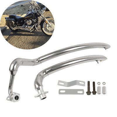 For Yamaha V star 650 XVS650 Dragstar 650 XVS400 Exhaust Pipes Systems Chrome