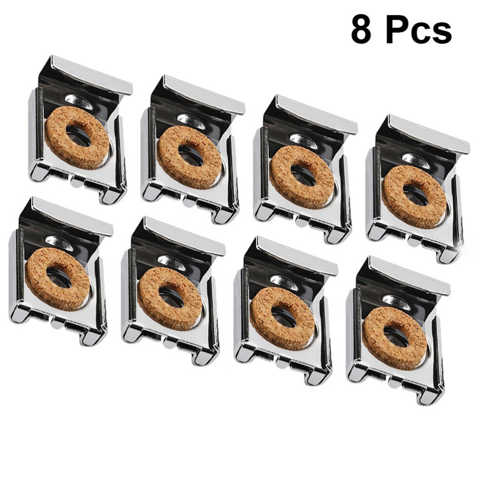 8 Pcs Mirror Hanging Kit for Wall Holder Clips Fixing Mounts eBay