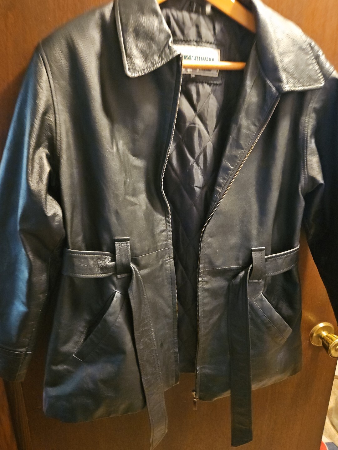Fitz-wright Leather Jacket Small Petite - image 3