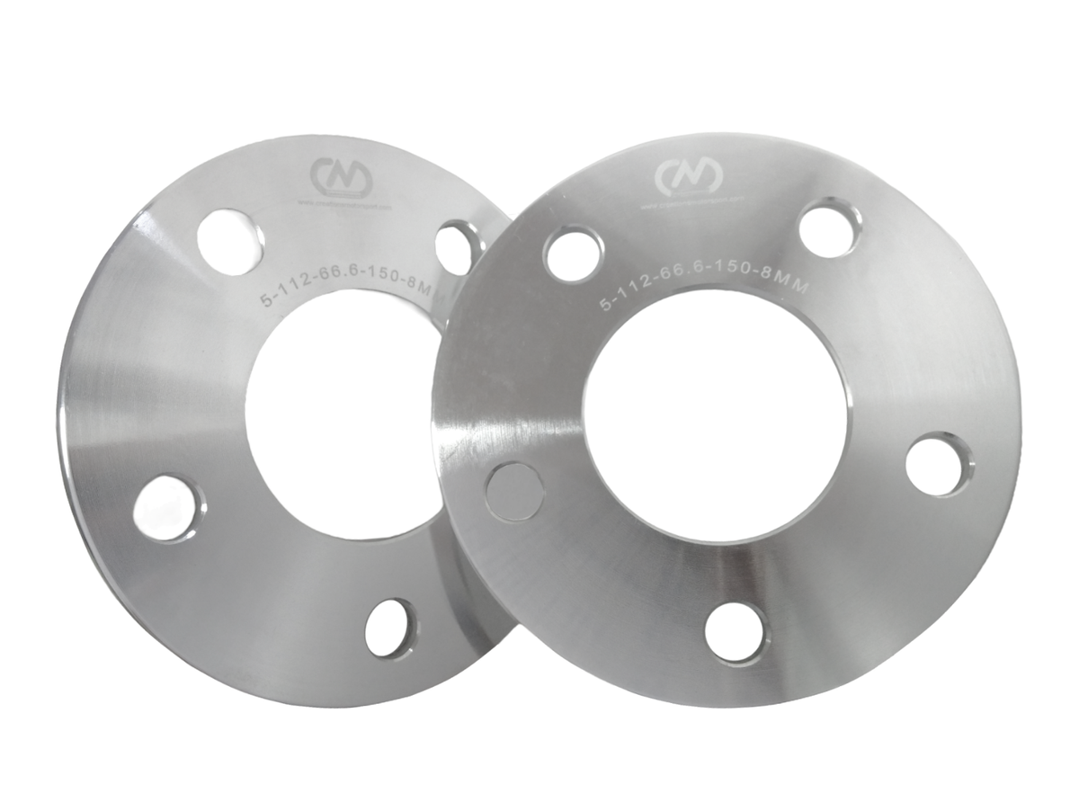 8mm MERCEDES BENZ (5x112) HUBCENTRIC WHEEL SPACERS 66.6MM CENTRE