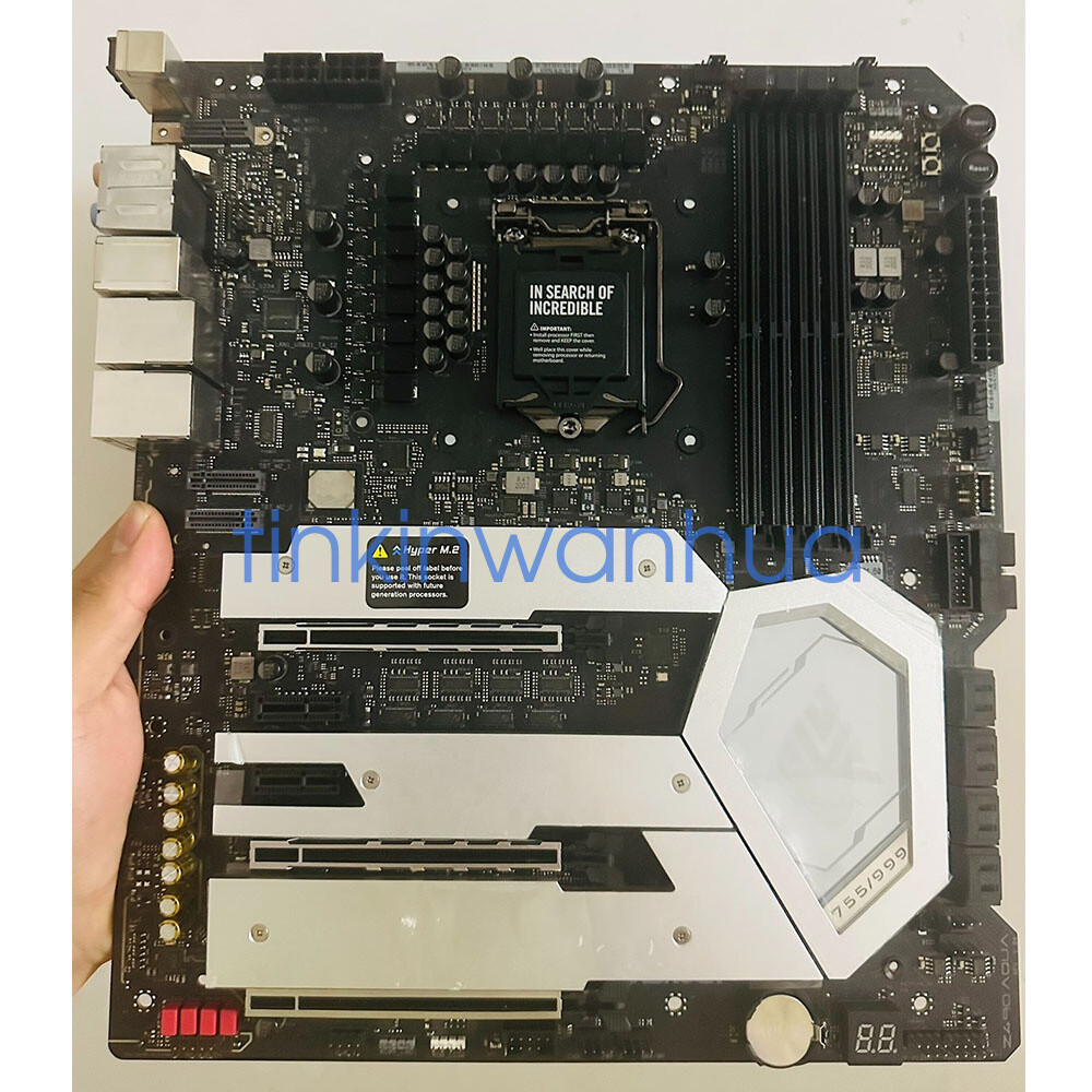 For ASRock Z490 AQUA Motherboard LGA1200 DDR4 PCIe 3.0 E-ATX | eBay