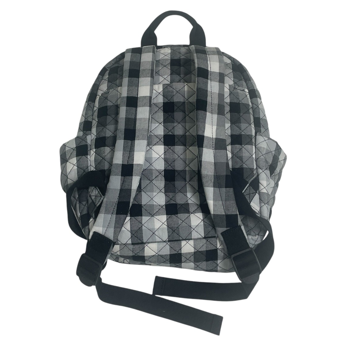 Vera Bradley Kingbird Plaid Black Quilted Small Bag Compact 