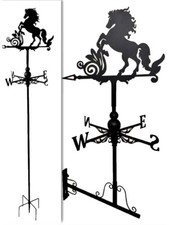 Floor standing and wall mounted Weathervanes Steel Horse Weathervane