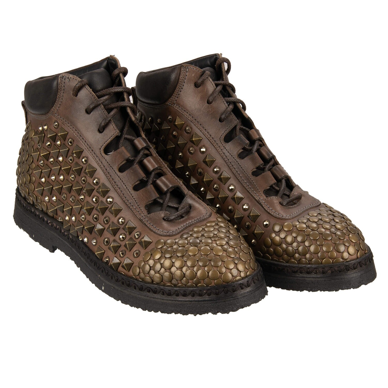 DOLCE & GABBANA Crystal Studded Boots Ankle Boots Shoes 41 UK 7 image 3