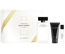 Narciso Rodriguez Pure Musc For Her 3pc Gift Set EDP 100ml + Body Lotion 50ml