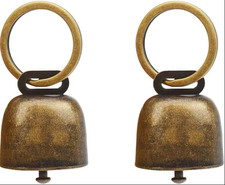 Bouclel 2 pack Pet Bells for Dog Collar Charms,Suitable Bronze