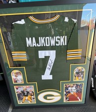 DON MAJKOWSKI  SIGNED/AUTOGRAPHED 35x43 Custom Framed PACKERS Jersey JSA