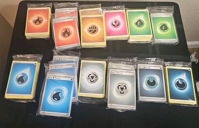 Lot Of 17 Sealed Pokemon Energy Packs Variety