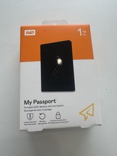WD My Passport 1TB Portable Hard Drive WDBYVG0010BBK-WESN - Black