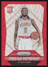2015-16 Panini Prizm #327 Terran Petteway Ruby Wave Prizms #/350 SN,RC