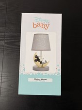 Disney Baby Mickey Mouse Moon Nursery Decor Table Lamp NEW IN BOX