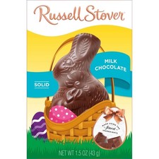 Russell Stover Solid Milk Chocolate Easter Bu...