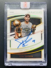 2021-22 Panini Immaculate Tony Parker Award Winners 2007 Finals MVP Auto /49 SSP