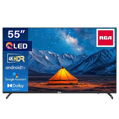 Smart TV 55 Zoll 140cm 4K QLED UHD Android Fernseher Wlan Bluetooth Dolby DE NEU