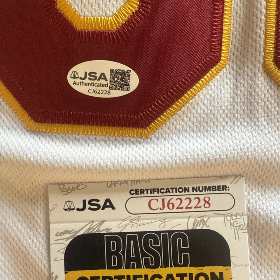 Camiseta deportiva firmada por Jae Crowder Cleveland Cavalier certificado de autenticidad JSA autografiada talla XL Foto 4 de 4