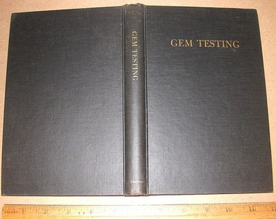 GEM TESTING by Anderson 1st American Ed 1948 Gemology Precious Stones Diamonds