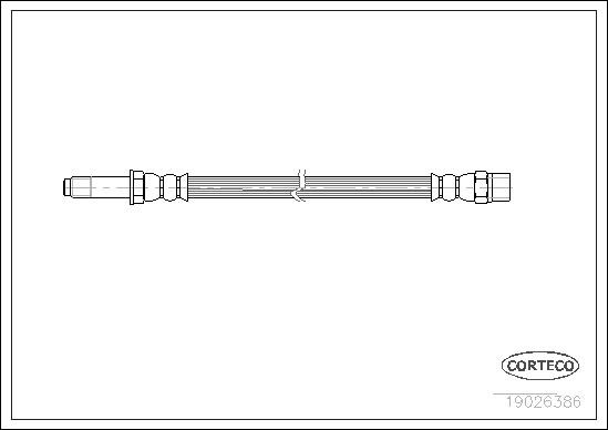 Corteco 19026386 Bremsschlauch For Ford-image