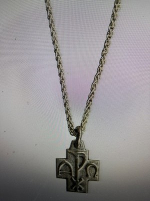 cross personality letter necklace