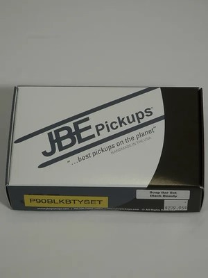 Joe Barden Engineering (JBE Pickups) P90 Black Beauty Soapbar Set