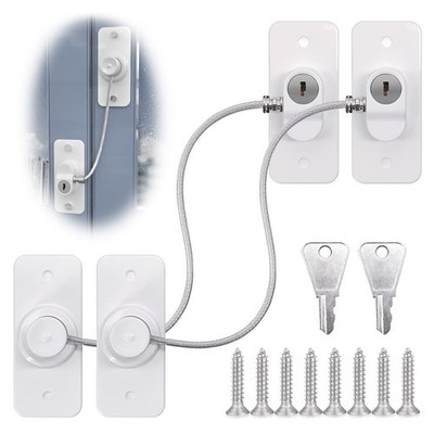 2tlg Fensterschlösser Set für PVC Fenster Fenster Drosselschlösser für Kinder