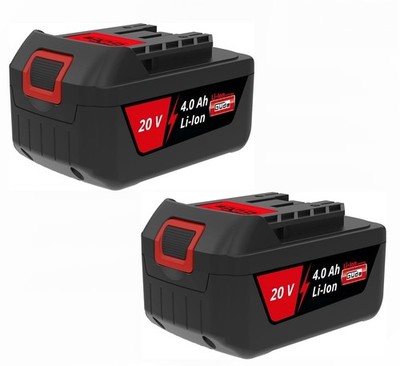 2 Stk. Ersatz Akku für Powertec Garden Akku Rasenmäher PT 43 Li