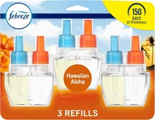 Plug in Air Freshener, Scented Oil Refill, Hawaiian Aloha Scent, 0.87Oz  3 Count
