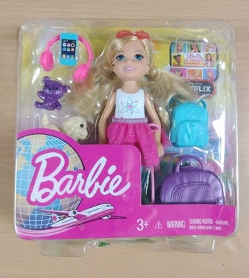 Barbie Dreamhouse Adventures Chelsea Doll with Pet and Accessories *Box Damage*
