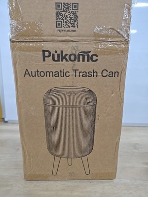 Pukomc Smart Sensor Wastebasket, Convenient and Hygienic Easy to Use, Techno...