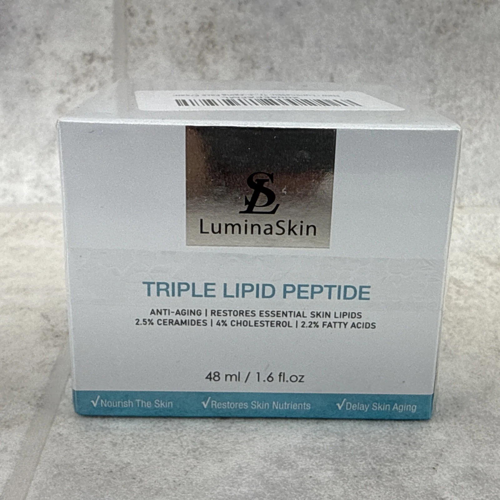LuminaSkin Triple Lipid Peptide Anti Aging Restore Essential Skin Lipids Cream