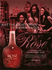 2012 PRINT AD -COURVOISIER ROSE LIQUEUR AD JUST THE RIGHT SHADE OF SOPHISTICATED