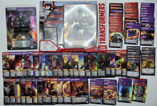 Large Transformers Trading Card Game TCG Lot #1 Metroplex Trypticon *Grimlock*