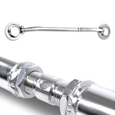 Alu Domstrebe vorne verstellbar poliert passend für VW Golf 3