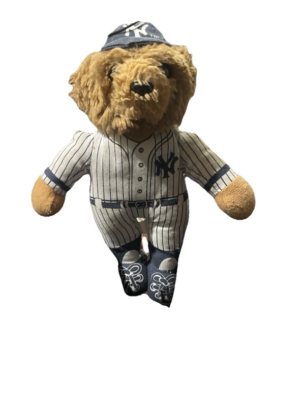 VINTAGE NEW YORK YANKEES PLUSH FABRIC DOLL BEAR