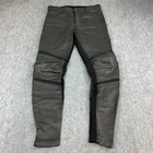 G-Star Mens Jeans Slim Fit 30 34 Black Biker Motac 3D Leather Coated Look RARE